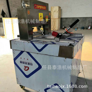 切骨机 猪蹄劈半机 脚踏开关自动剁骨机 脊椎骨棒骨定砍骨机