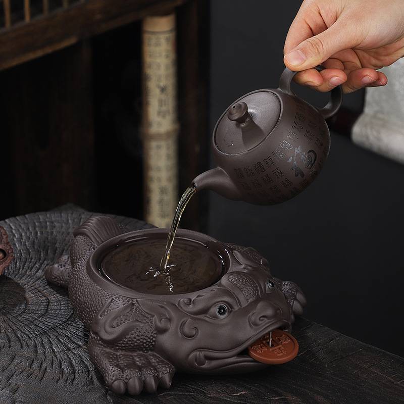 紫砂壶承干泡台养壶垫茶具配件茶壶垫茶隔热垫子高端壶托大号储水