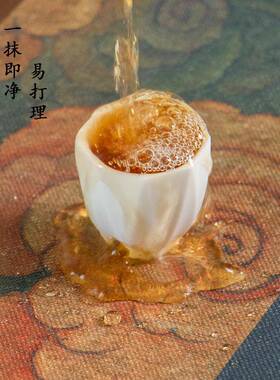 防祥云新桌旗中式桌禅意中国F97MJ55J风茶几布茶桌垫布棉麻布艺水