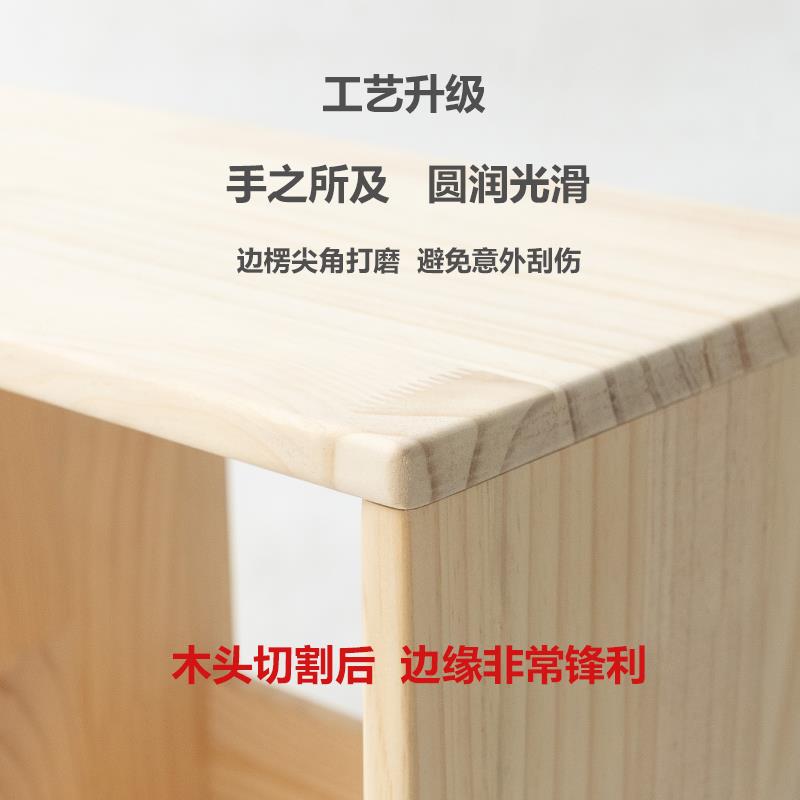 纯实木格子柜自由组GCZ落合物单个收地拼装纳小方格书柜置架储物