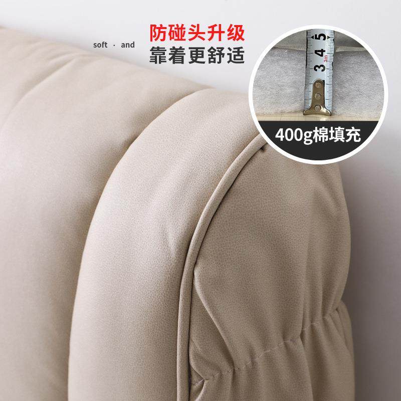 床头套罩2025新款科技布全包夹棉加厚高档皮木床靠背软包高端大气