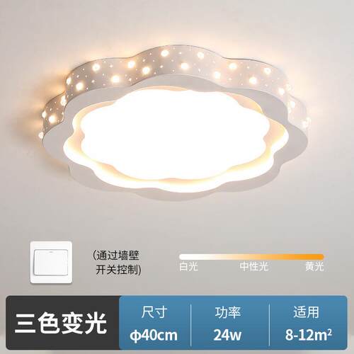 灯主卧室灯温馨25152浪漫儿童房间灯具家用吸灯l客ed简约现代厅货