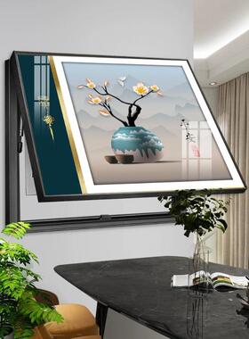 电表箱装饰免打遮BQ1380挡挂画代现简约客厅开孔关强画弱配电箱电