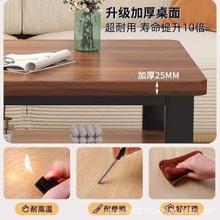 茶几客厅家用643小型户代桌子简出租屋简约现易阳台沙发双层小茶