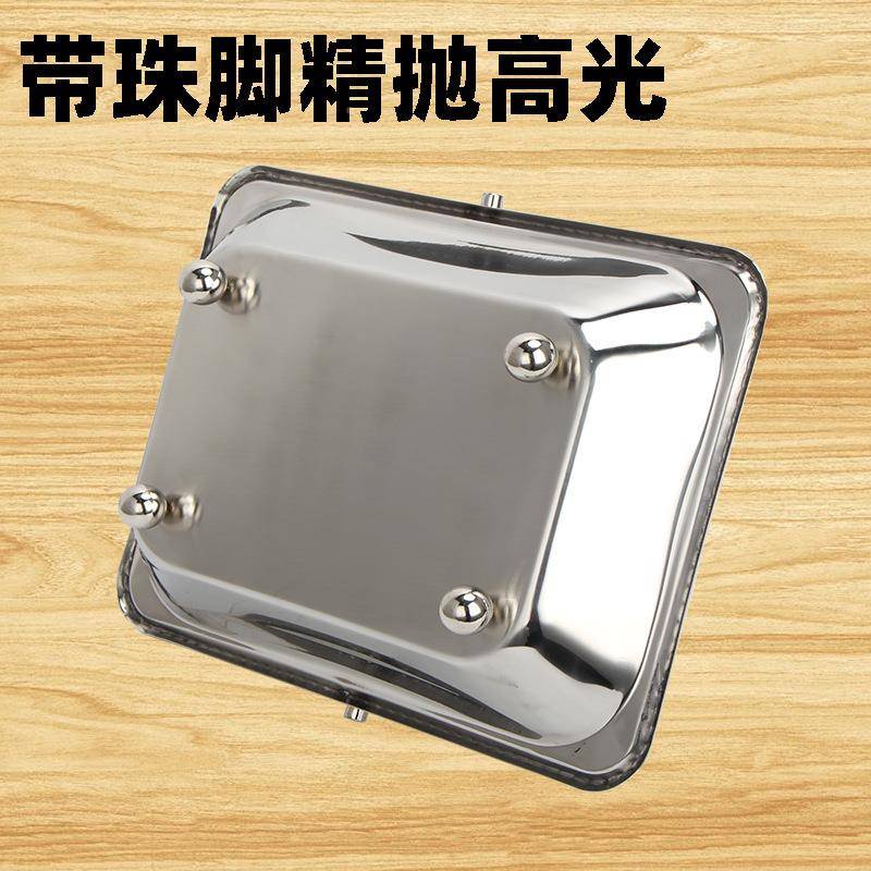 卓精果抛毛巾篮不锈钢餐毛巾晋多款盘热毛巾筐托盘巾盘水盘小食果
