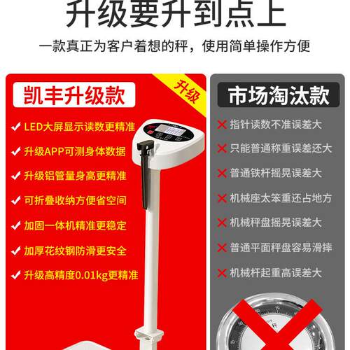 重身高秤体用高智能体重秤家932精度电子秤商用一体称