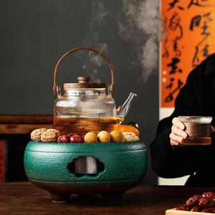 A5L围炉煮茶家用室内电碳茶两用煮茶炉炭炉烤罐茶F95HMS煮茶器插