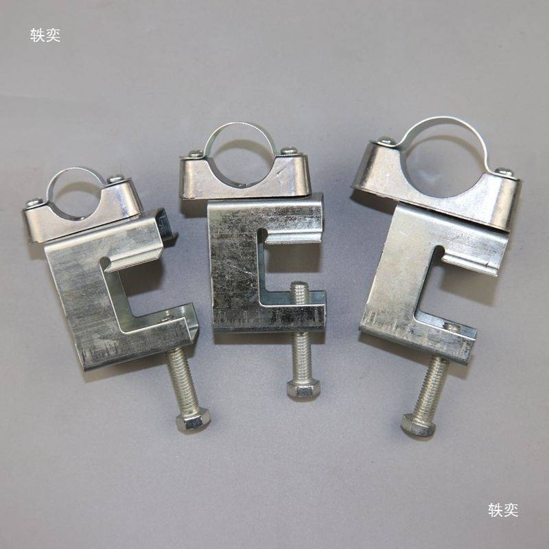 铁皮老虎卡 钢结构固定管卡夹子 离墙码 KBG电线管固定吊卡老虎夹图片
