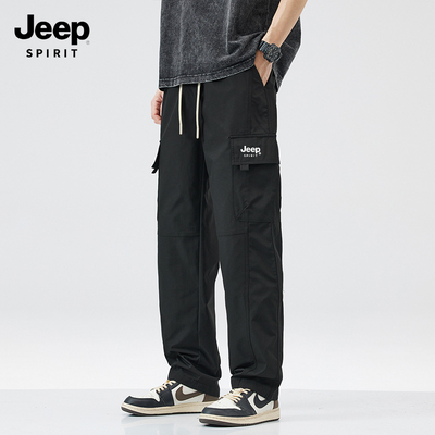 JEEPSPIRIT吉普夏款工装裤男裤