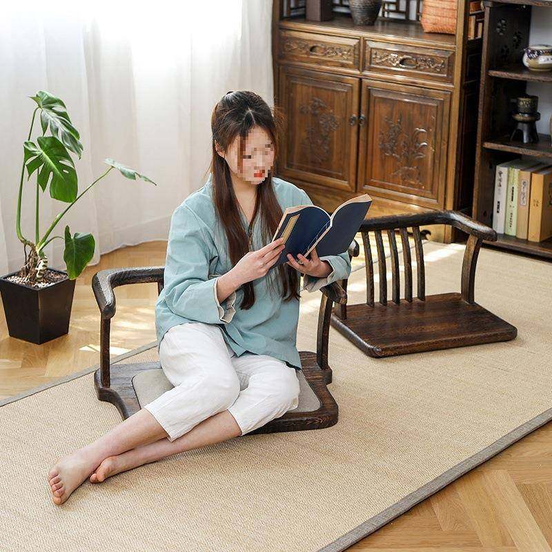 实木靠FS736851榻榻米座椅矮家用喝茶休闲圈椅凳背子飘窗矮椅椅阳,畜牧/养殖物资,特种养殖设备,淘宝优惠券,粉丝福利购,淘宝优惠卷