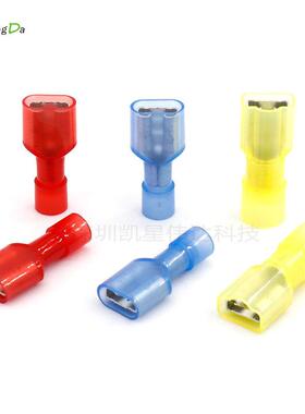 DF/N1.25-18F750母头快速全绝缘端子659对接头对插头尼龙插簧2连