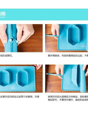 普厂家宠出物用品外便携喂食餐垫SL12845折叠外出折行叠旅休喂食