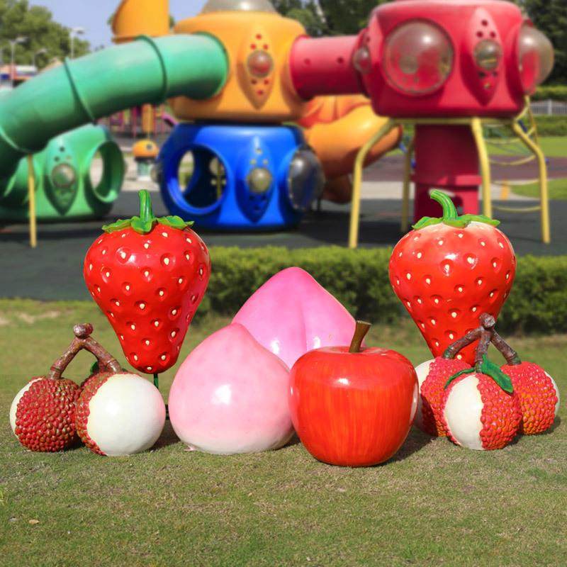 MYN仿桃真水果玻璃钢雕户外草莓饰子荔枝摆件园林景观塑农场公园,畜牧/养殖物资,特种养殖设备,淘宝优惠券,粉丝福利购,淘宝优惠卷