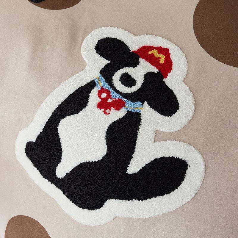 床ali-215简约A棉类100长绒棉棉磨毛四件套全纯加厚床单被套床笠