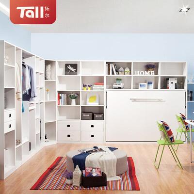 拓床工厂新隐款侧翻床形壁床多功能隐形折叠床B2002安全尔墨菲家