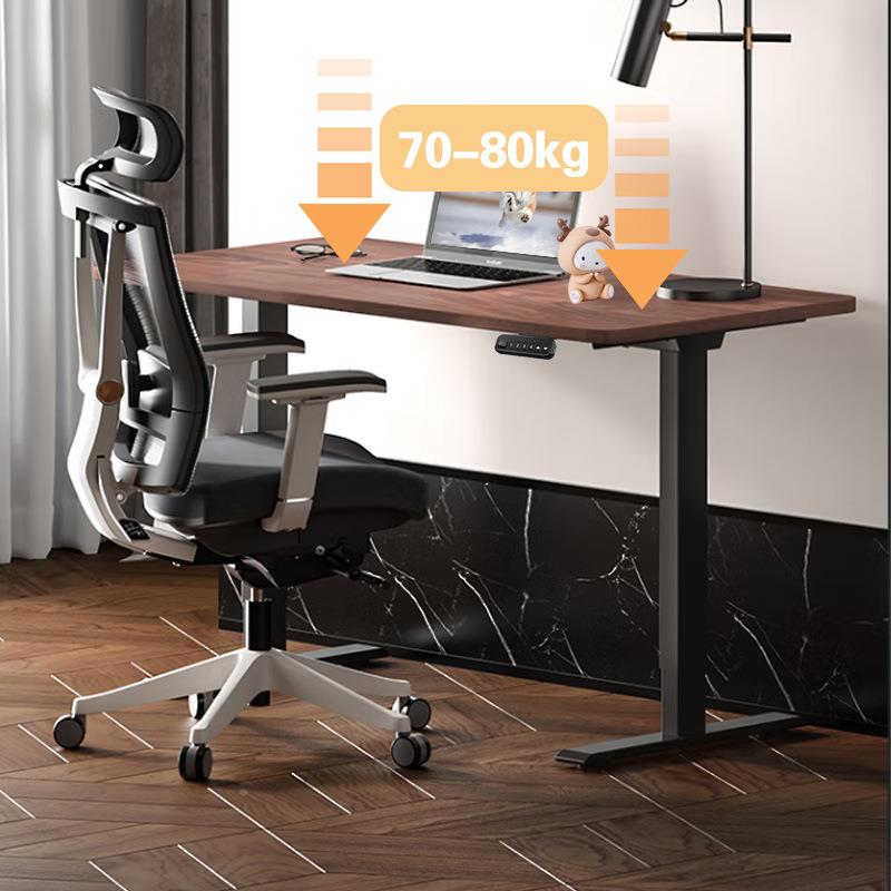 电房升降桌间卧室家动用w3电脑桌可升降学习桌子学生动书桌可移懒