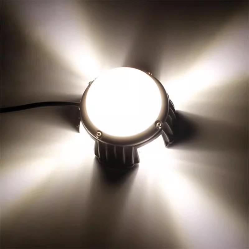 LE水D字星光灯点光源七彩外墙亮FW1002化壁灯户外防工程灯具洗十