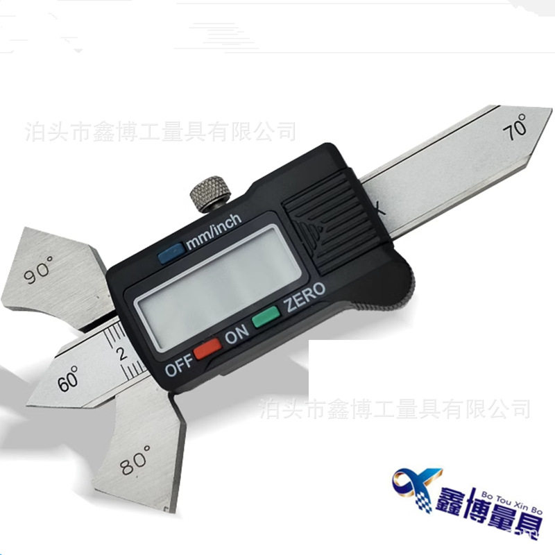 数显焊缝规厚度0-20电子焊接坡口量规高度焊接规数显焊缝卡尺