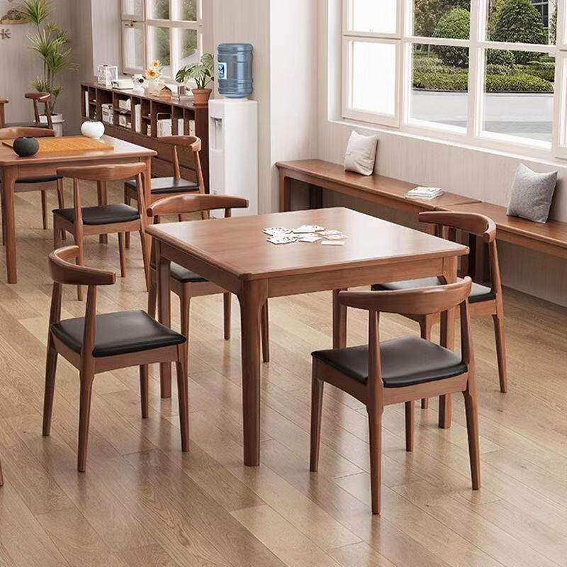 实木小方桌正方形餐桌八仙桌四方桌茶桌掼蛋专用桌棋牌桌打牌桌子