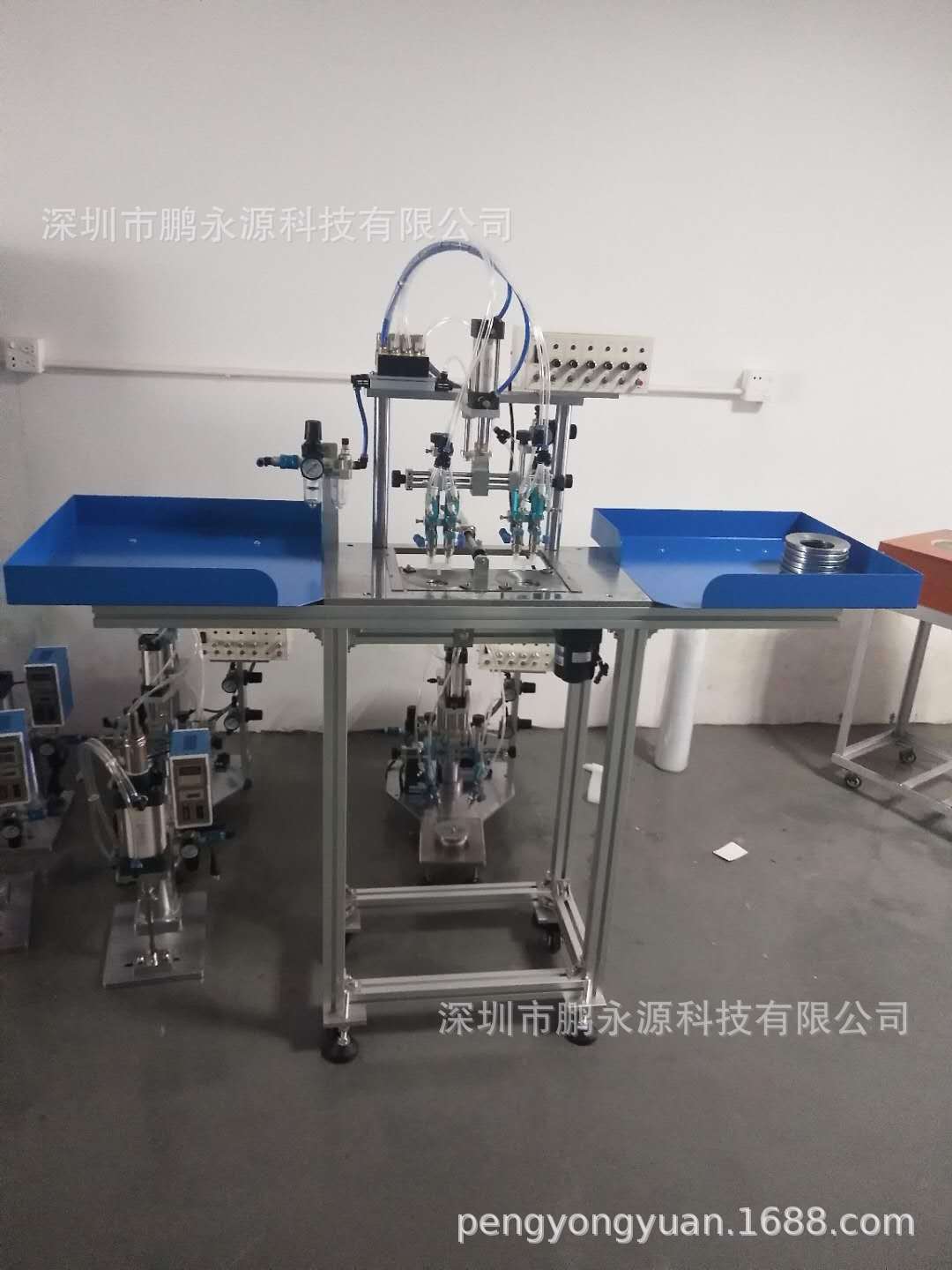 前推式磁路AB点胶机 喇叭磁路自动化 多媒体 汽车 圆形喇叭点胶机