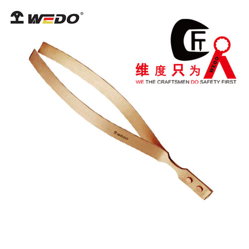 WEDO维度BE258A防爆镊子100mm/200mm铍青铜无火花工具