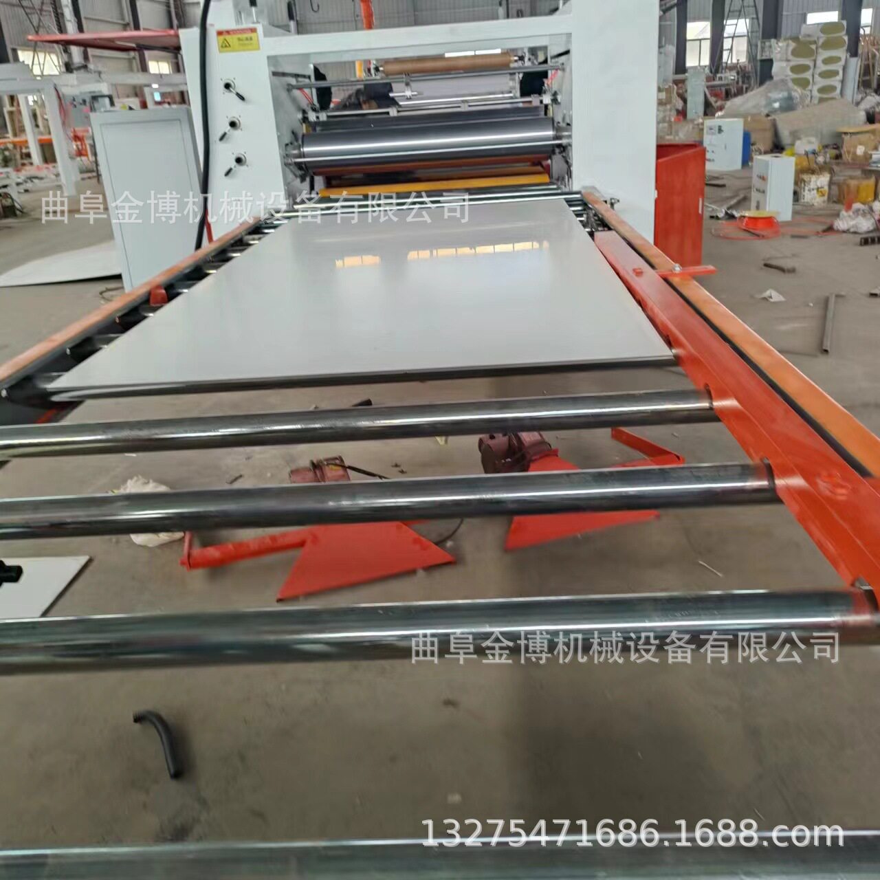 家具板PET冷胶高频覆膜复合机
