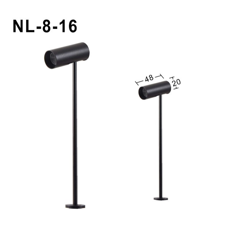 led长杆立杆展示柜射灯防眩万向调节打光灯柜台珠宝柜首饰展柜灯