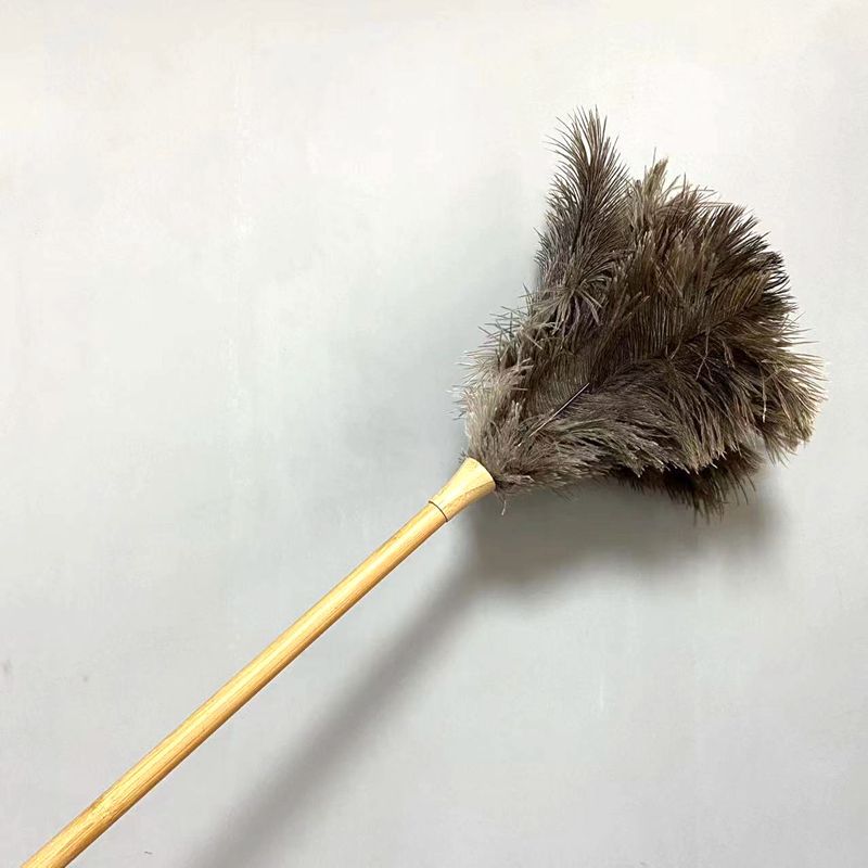 厂家批发零售除尘掸子 桌面家用刷子羽毛扫鸵鸟毛掸子