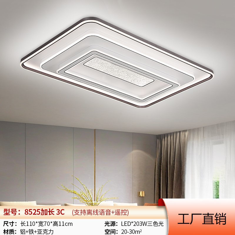2025新款现代简约LED吸顶灯