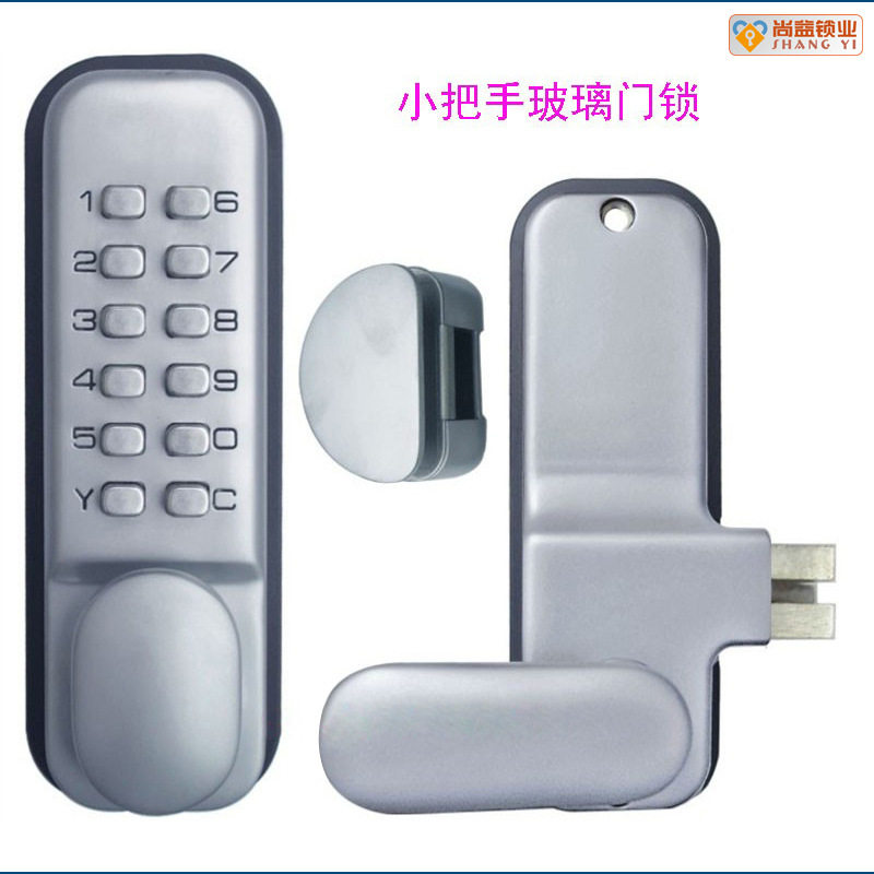 机械密码锁 铝合金玻璃门木门别墅大门电子感应密码锁