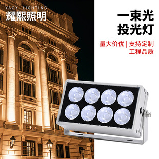 led投光灯酒店楼体户外防水投射灯桥墩户外射灯一束光投光灯厂家