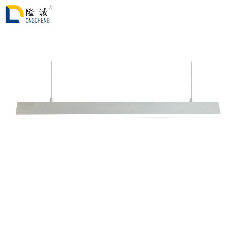 LED条形办公照明健身工业调光调色长条板灯铝合金吊线商用可调光