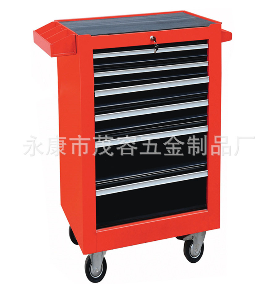 带抽屉可移动脚轮工具柜