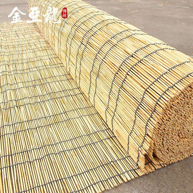 夏季芦苇编织农家乐装修芦苇帘室内草编帘影视摄影道具植物