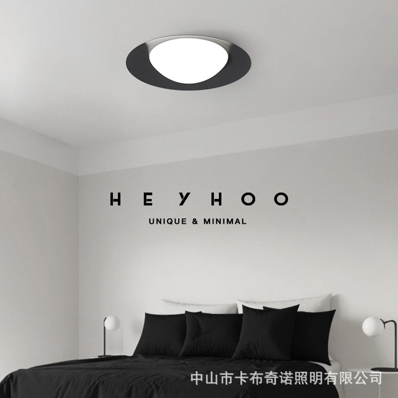 意式极简全铜玻璃吸顶灯