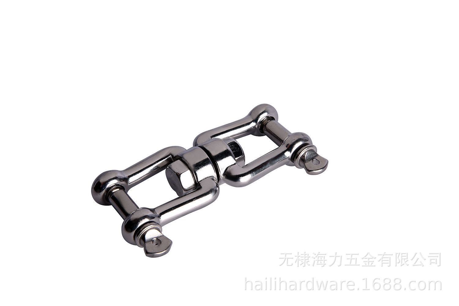 不锈钢链条连接扣八字环万向环叉叉式旋转环万向节高强度耐用