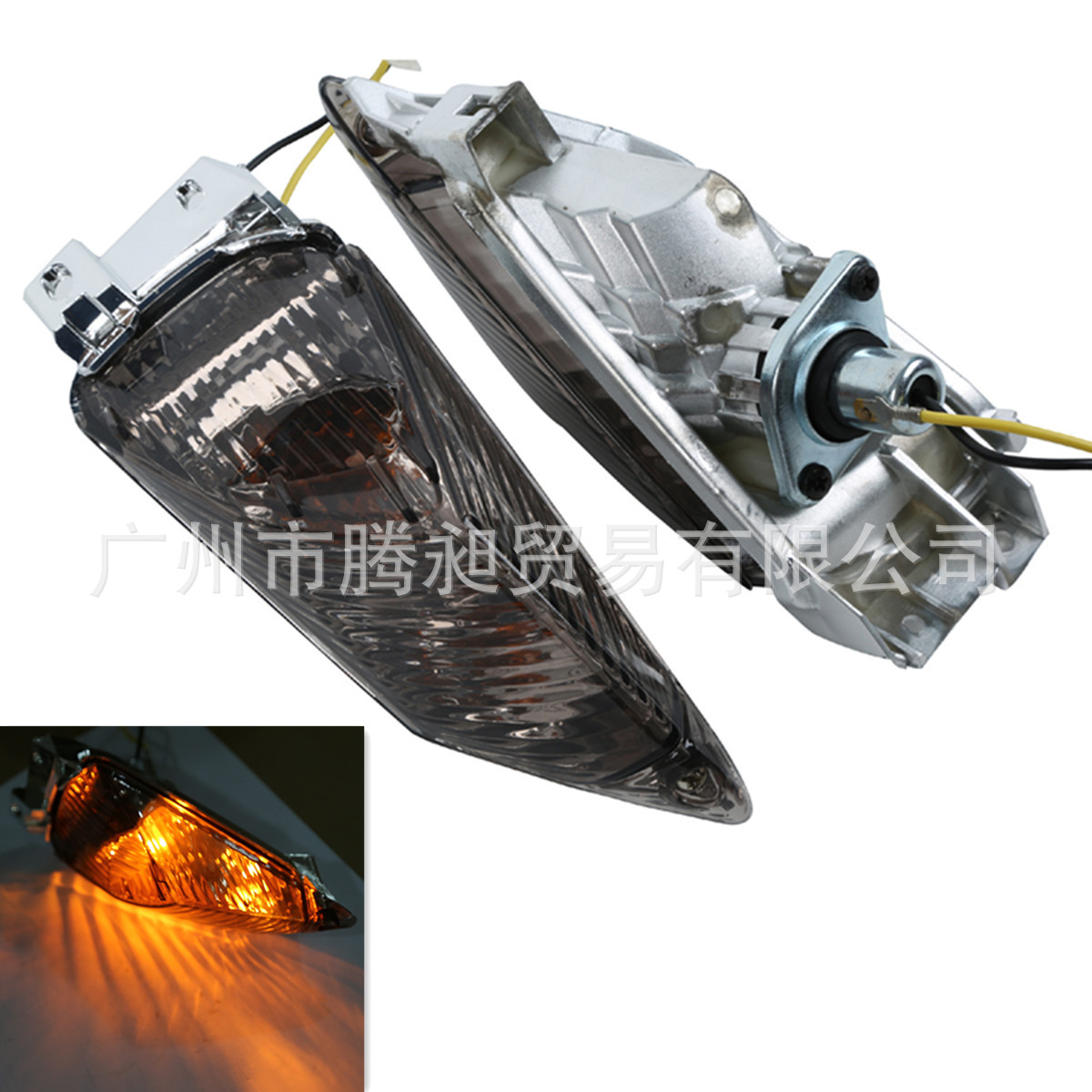 适用摩托车配件GSXR1000 转向灯09-14年 GSXR600/750带灯泡 11-14