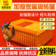 鸡笼运输笼塑料家禽周转箱筐x超大成鸡鸭鹅鸽子笼子兔笼养殖笼车