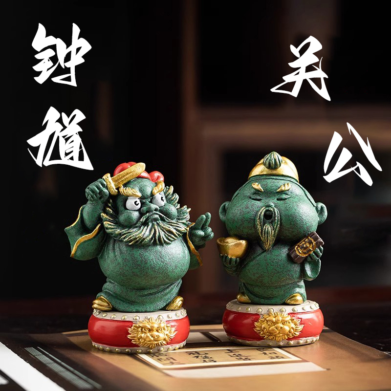 BOSSY故宫文创风关公钟馗乔迁