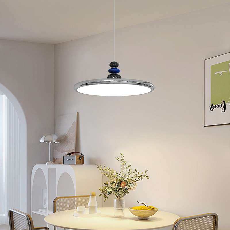 法式奶油风飞碟吊灯餐厅吊灯创意极简客厅灯饰现代简约餐桌灯具,家装灯饰光源,卧室/书房吊灯,淘宝优惠券,粉丝福利购,淘宝优惠卷