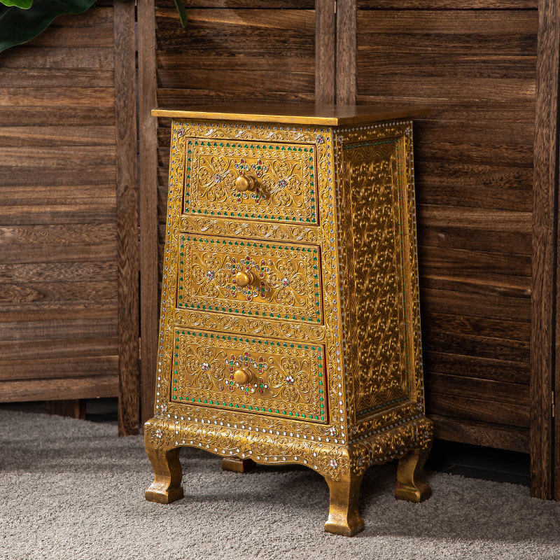 泰国实木家具东南亚复古金箔斗柜客厅装饰储物抽屉小柜子民宿卧室,电子元器件市场,电线扎带/束线带,淘宝优惠券,粉丝福利购,淘宝优惠卷