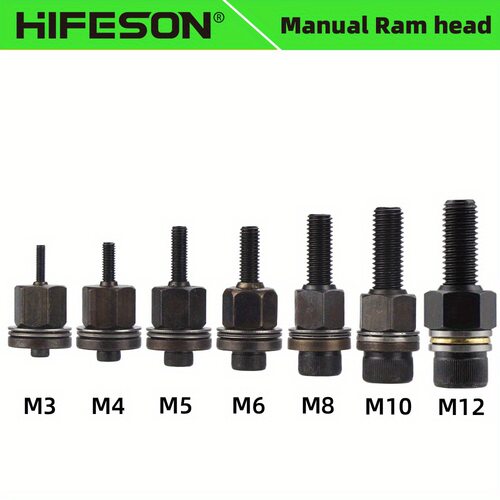 跨境手铆接螺母枪头螺母简易安装手动铆接工具螺母附件M3-12套装