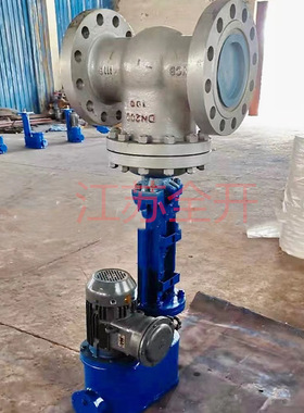 ZDYF电液动法兰闸阀 ZDYF-40C DN400电动液控闸阀 电源电压AC660V