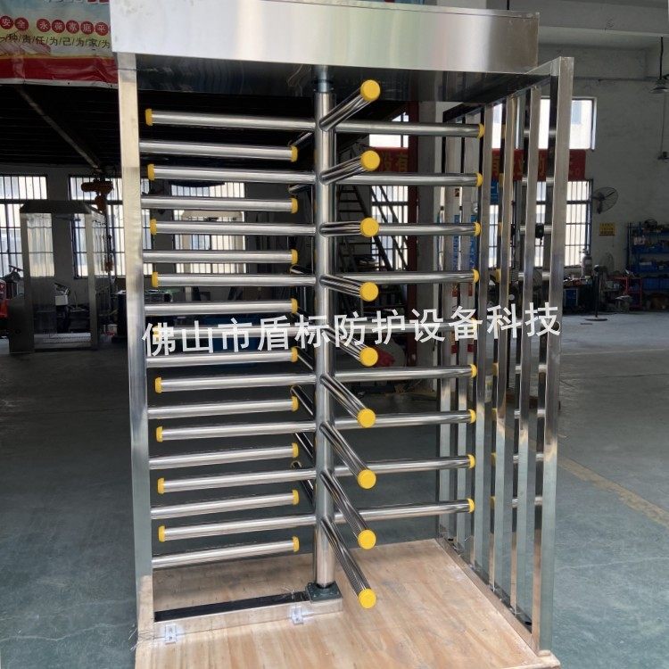 便利超市进出旋转十字通道门单向道闸 智能全高双向刷卡栅栏转闸