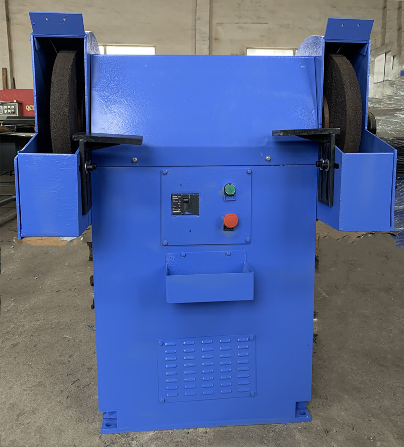 M3040A它驱式双工位砂轮机400型4kw工件打磨连续作业铸铁件吸尘