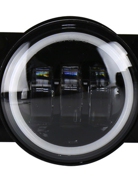 跨境4寸雾灯 宽电压雾灯改装天使眼 h2雾灯30w白光led车灯转向灯