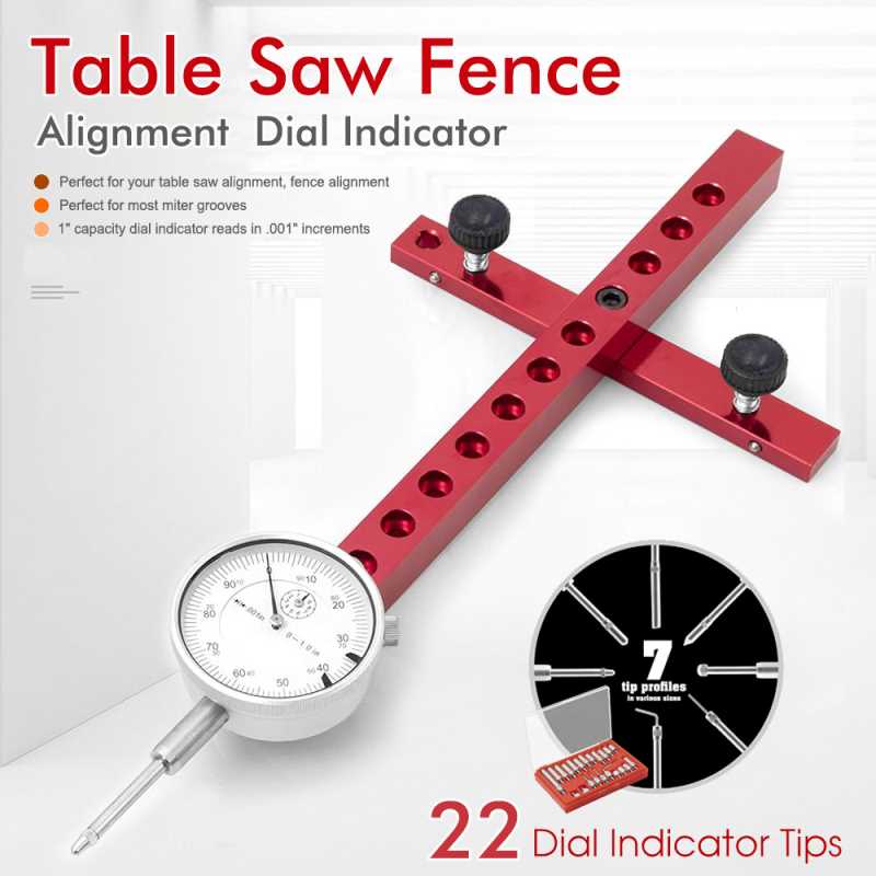 木工台锯百分表标准器 台锯尺 Tool Alignment System 木工工具