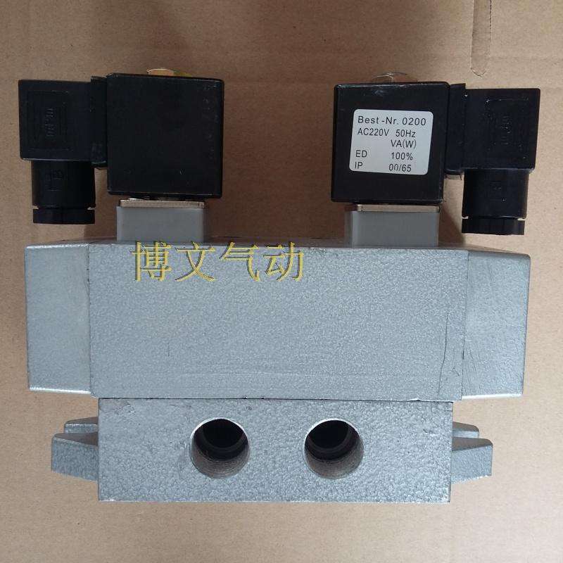 滑阀 Q系列老型阀 Q24D2H-08 二位四通电控滑阀 DC24V