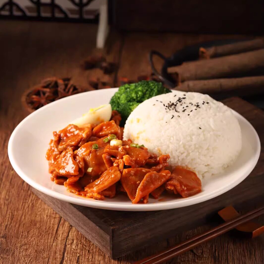 谷言小碗菜巴西烤肉180g料理包速食盖浇饭半成品家商用外卖快餐菜