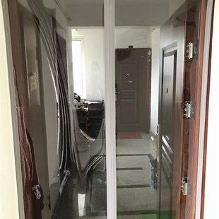 免打孔自吸磁吸h门帘塑料透明pvc对吸空调隔断帘防风防尘保暖商用